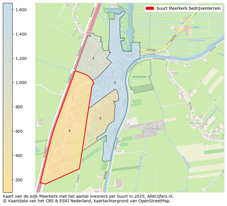 Afbeelding van de buurt Meerkerk bedrijventerrein op de kaart.