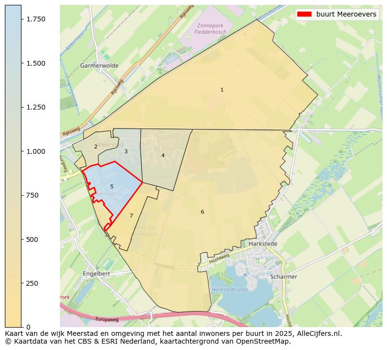 Afbeelding van de buurt Meeroevers op de kaart.