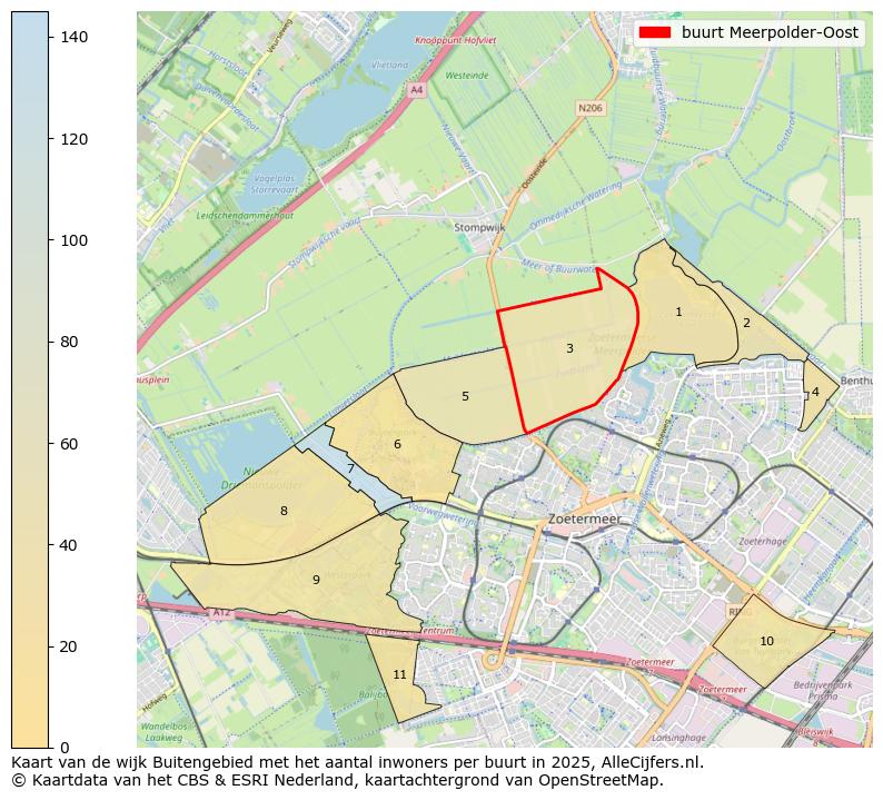 Afbeelding van de buurt Meerpolder-Oost op de kaart.