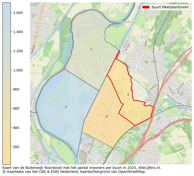 Afbeelding van de buurt Meerssenhoven op de kaart.