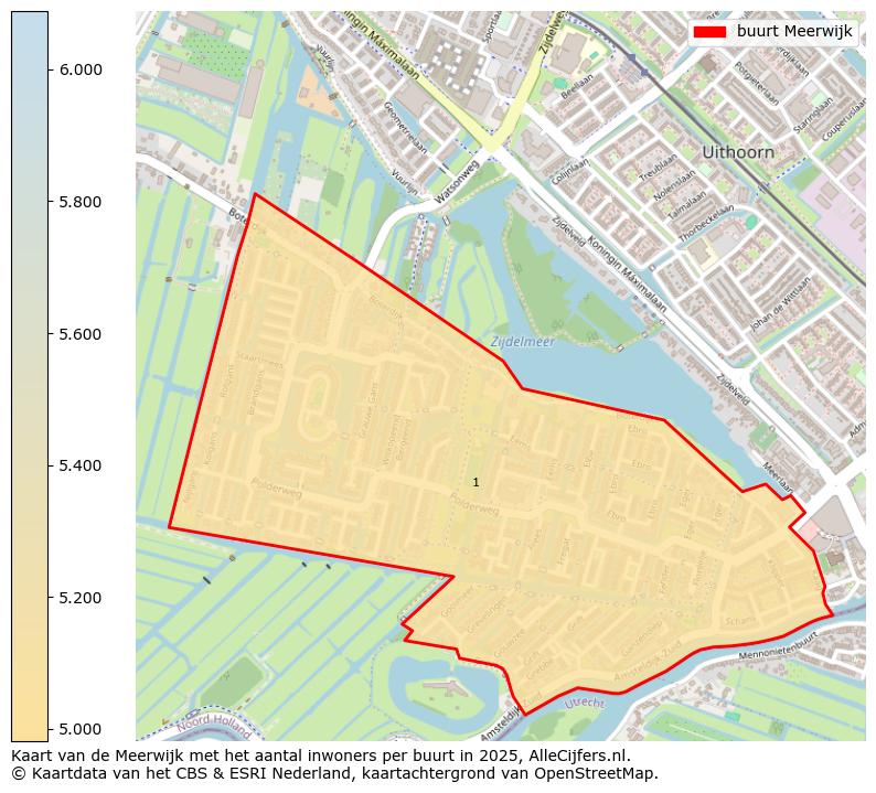 Afbeelding van de buurt Meerwijk op de kaart.