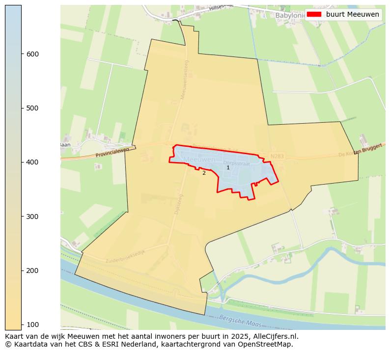 Afbeelding van de buurt Meeuwen op de kaart.