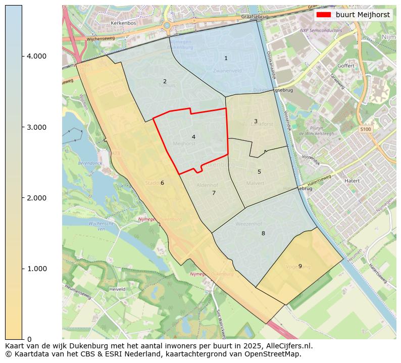 Afbeelding van de buurt Meijhorst op de kaart.