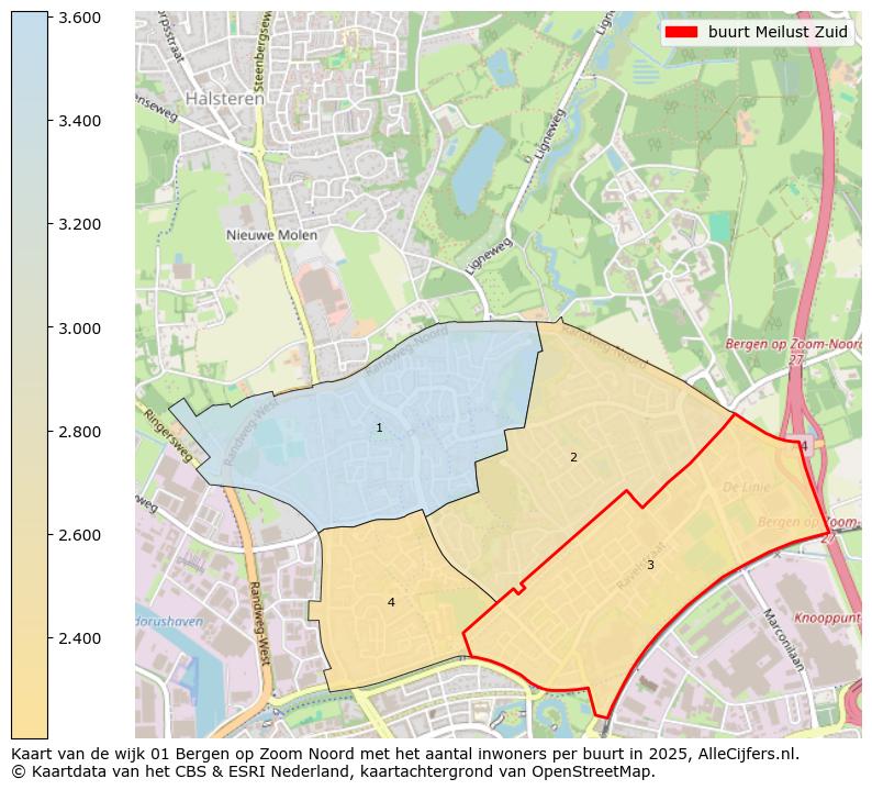 Afbeelding van de buurt Meilust Zuid op de kaart.