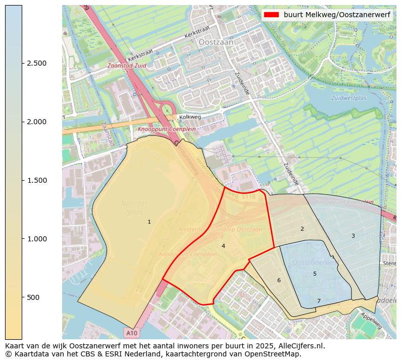 Afbeelding van de buurt Melkweg/Oostzanerwerf op de kaart.