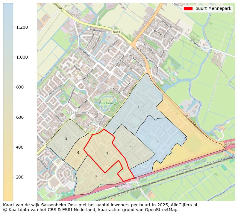 Afbeelding van de buurt Mennepark op de kaart.