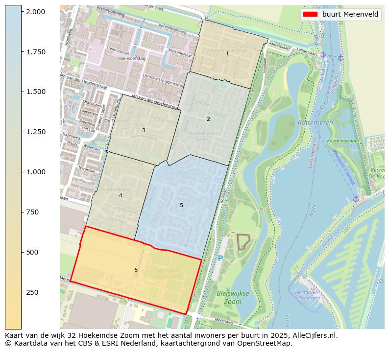 Afbeelding van de buurt Merenveld op de kaart.