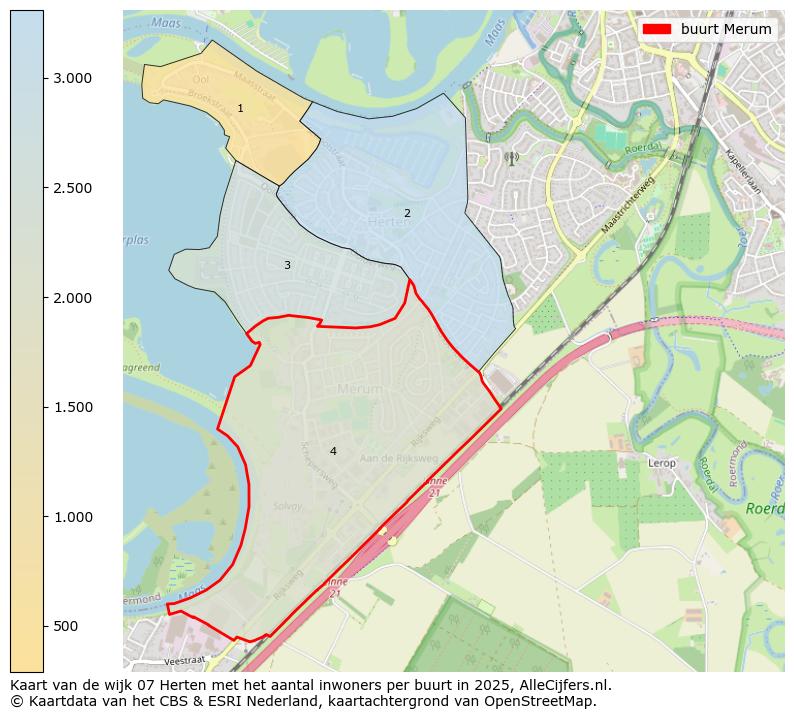 Afbeelding van de buurt Merum op de kaart.
