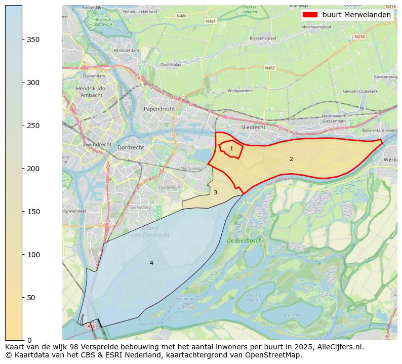 Afbeelding van de buurt Merwelanden op de kaart.