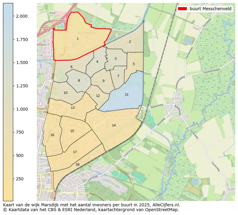 Afbeelding van de buurt Messchenveld op de kaart.