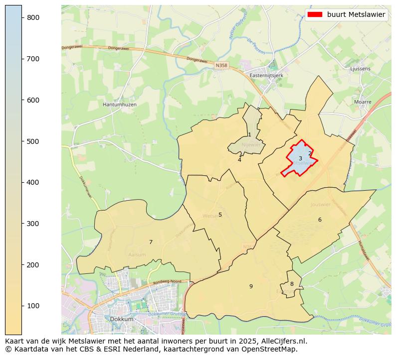 Afbeelding van de buurt Metslawier op de kaart.