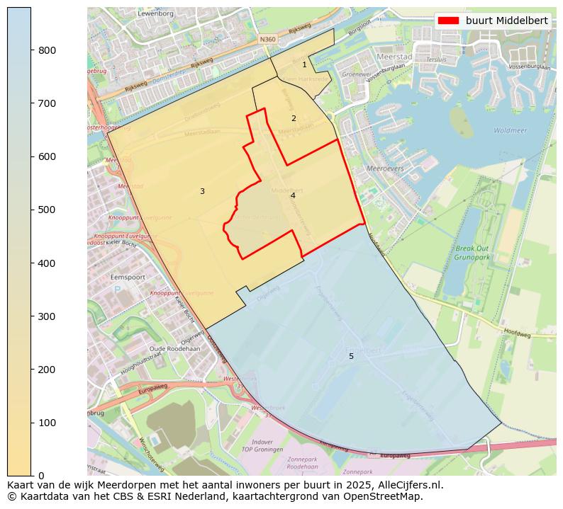 Afbeelding van de buurt Middelbert op de kaart.