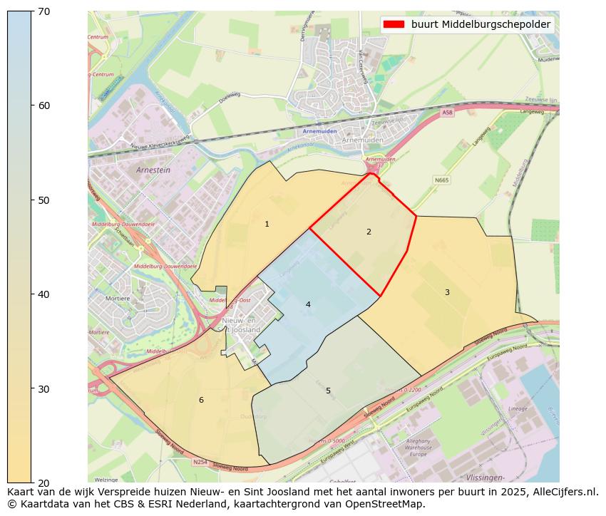 Afbeelding van de buurt Middelburgschepolder op de kaart.
