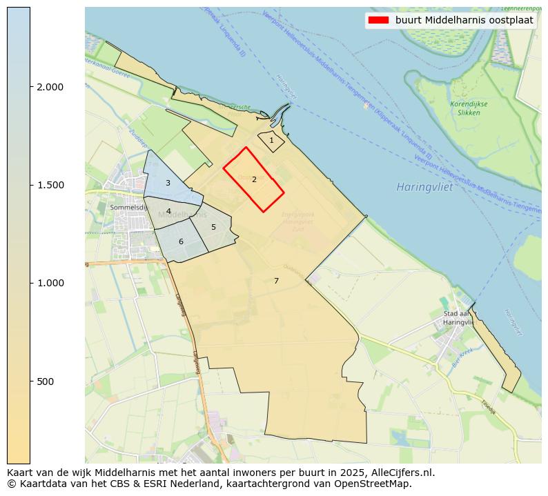 Afbeelding van de buurt Middelharnis oostplaat op de kaart.