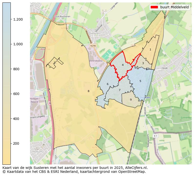 Afbeelding van de buurt Middelveld op de kaart.