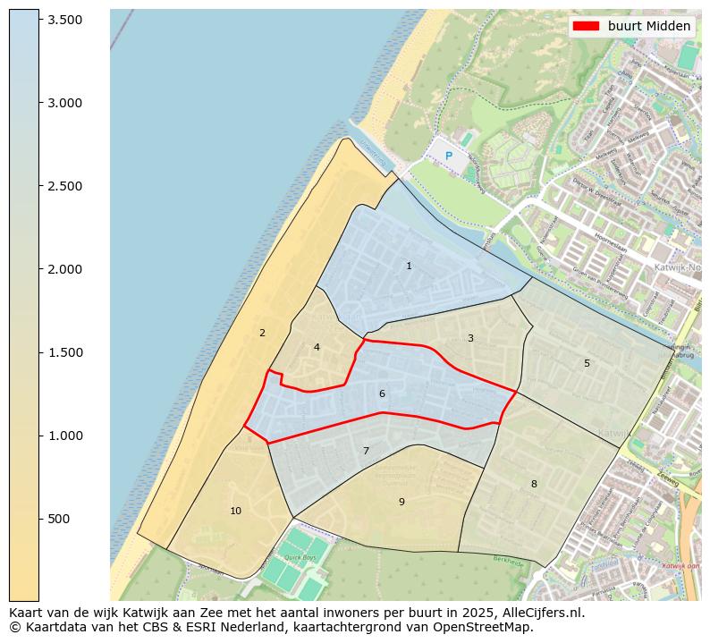 Afbeelding van de buurt Midden op de kaart.