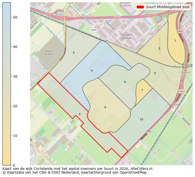 Afbeelding van de buurt Middengebied zuid op de kaart.
