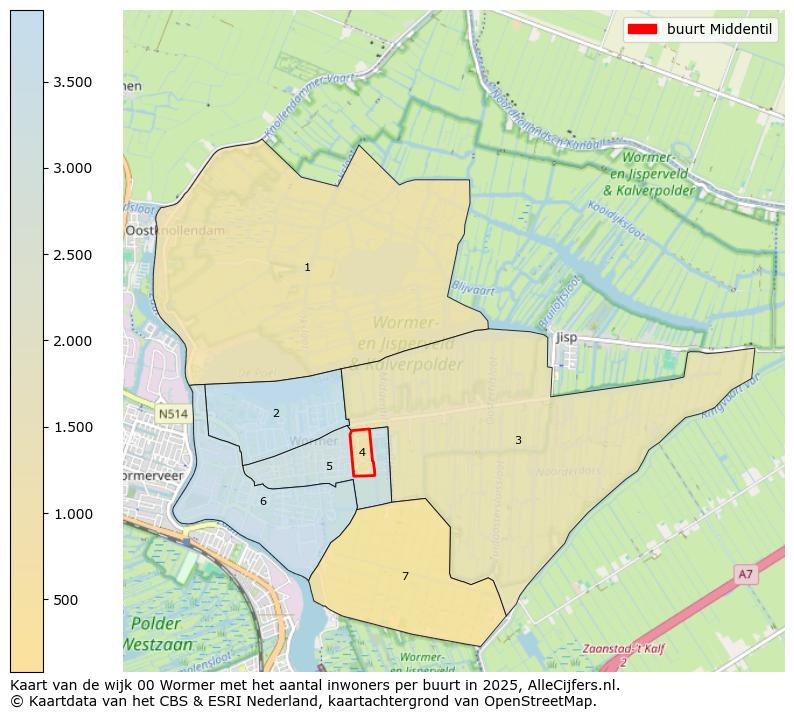 Afbeelding van de buurt Middentil op de kaart.