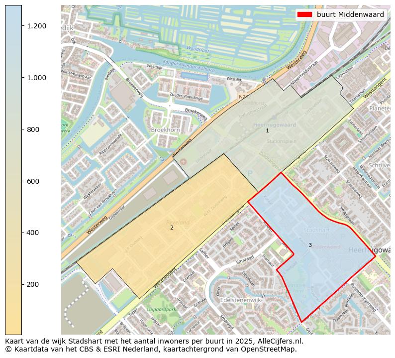 Afbeelding van de buurt Middenwaard op de kaart.