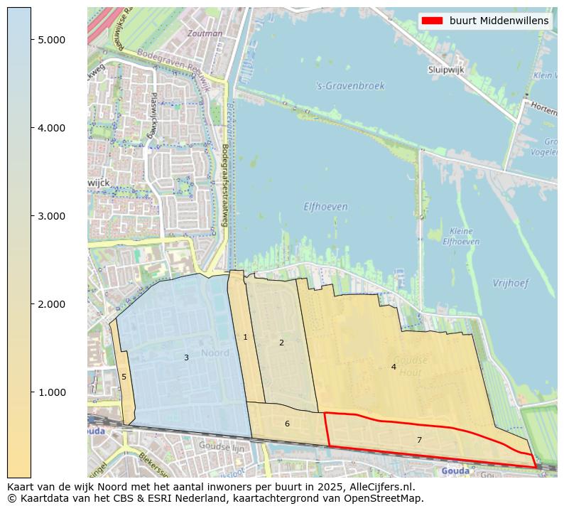 Afbeelding van de buurt Middenwillens op de kaart.