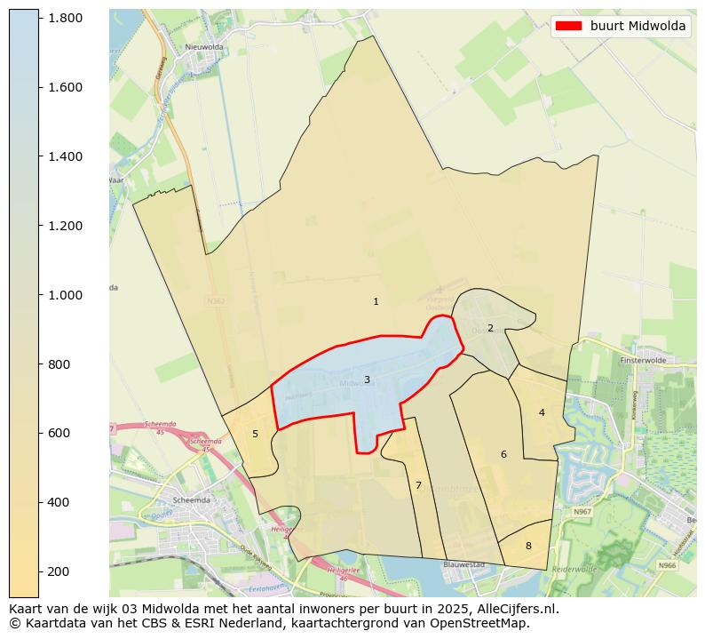 Afbeelding van de buurt Midwolda op de kaart.