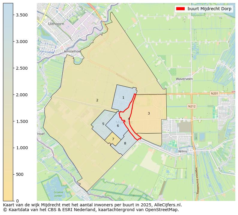 Afbeelding van de buurt Mijdrecht Dorp op de kaart.