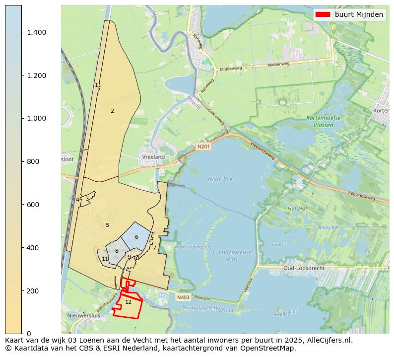 Afbeelding van de buurt Mijnden op de kaart.