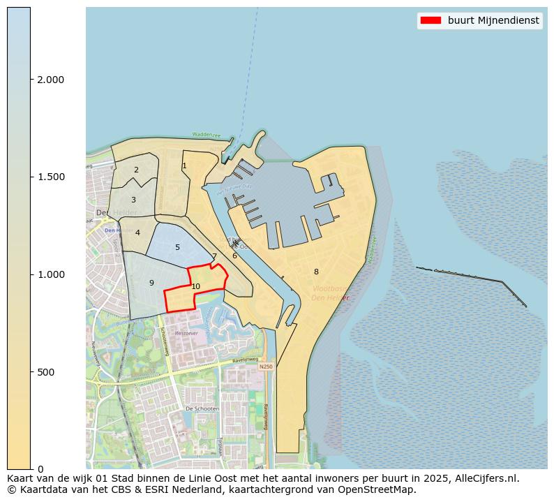 Afbeelding van de buurt Mijnendienst op de kaart.