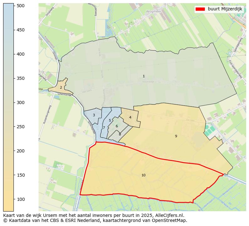 Afbeelding van de buurt Mijzerdijk op de kaart.