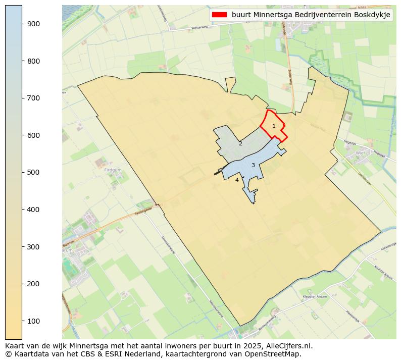 Afbeelding van de buurt Minnertsga Bedrijventerrein Boskdykje op de kaart.