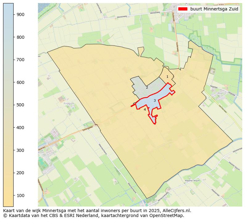 Afbeelding van de buurt Minnertsga Zuid op de kaart.