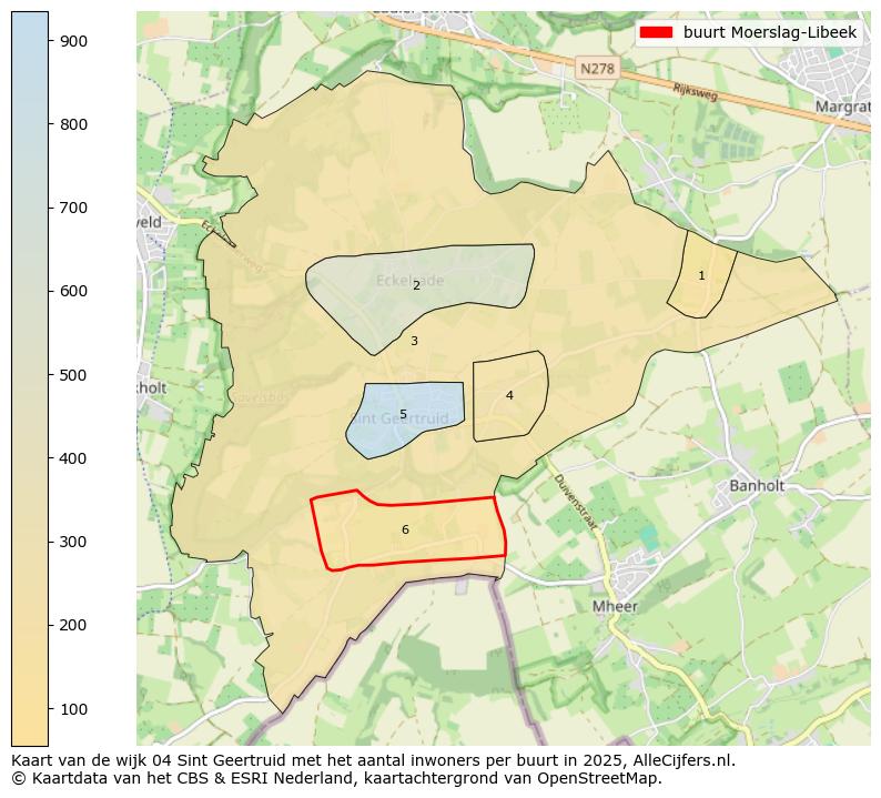 Afbeelding van de buurt Moerslag-Libeek op de kaart.