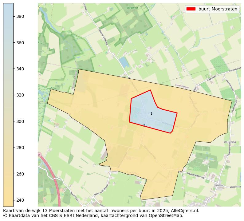 Afbeelding van de buurt Moerstraten op de kaart.