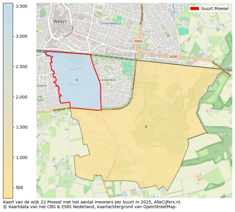Afbeelding van de buurt Moesel op de kaart.
