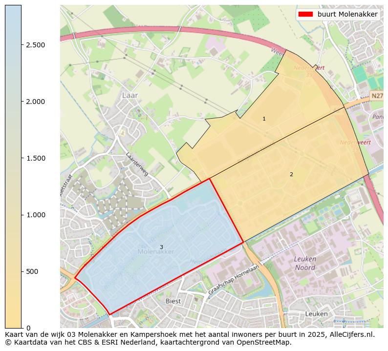 Afbeelding van de buurt Molenakker op de kaart.