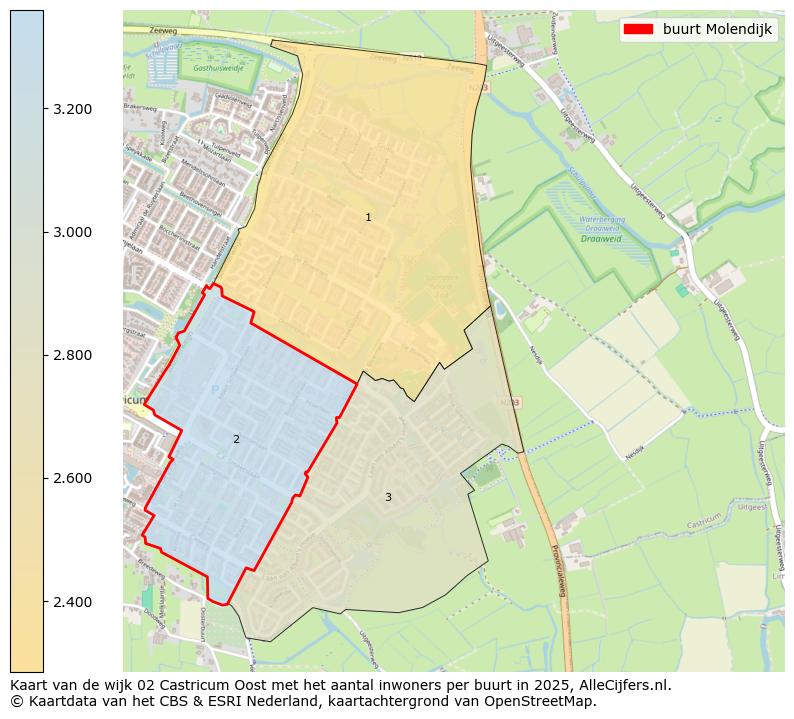 Afbeelding van de buurt Molendijk op de kaart.