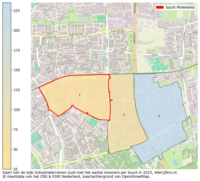 Afbeelding van de buurt Moleneind op de kaart.