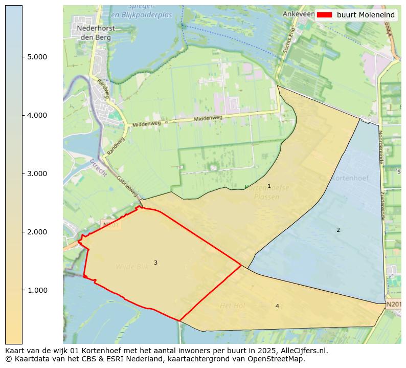 Afbeelding van de buurt Moleneind op de kaart.