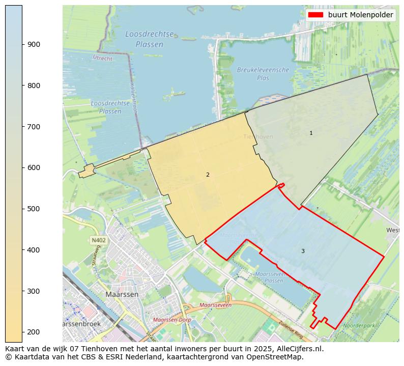 Afbeelding van de buurt Molenpolder op de kaart.
