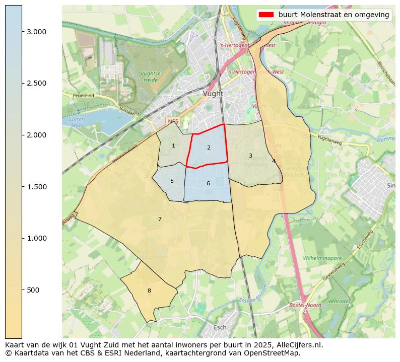 Afbeelding van de buurt Molenstraat en omgeving op de kaart.