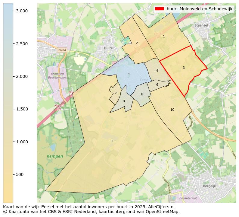 Afbeelding van de buurt Molenveld en Schadewijk op de kaart.