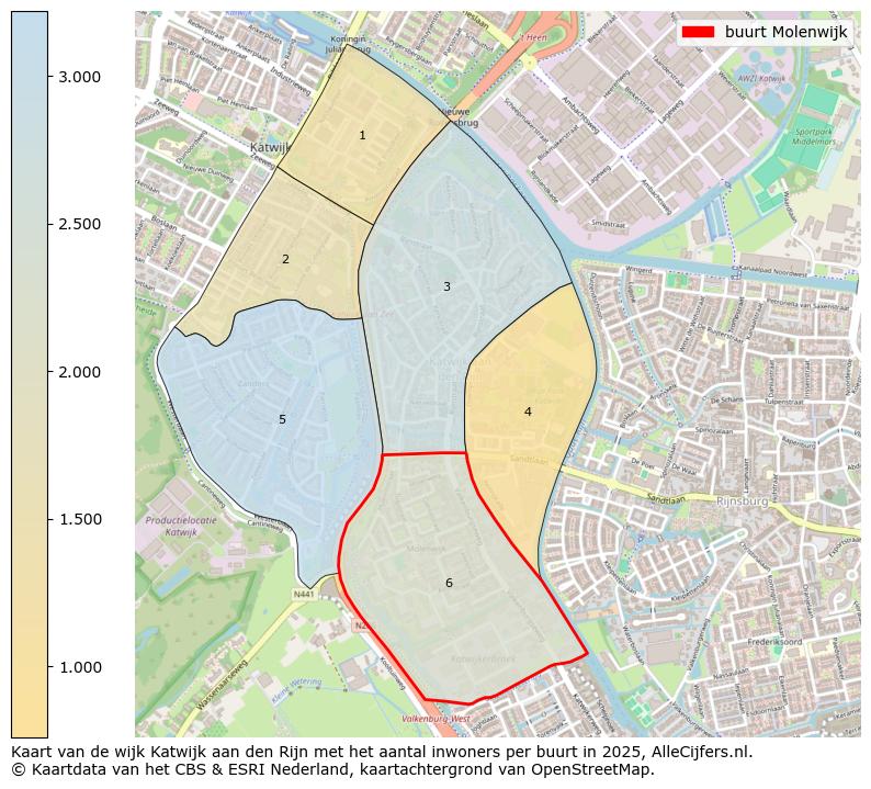 Afbeelding van de buurt Molenwijk op de kaart.