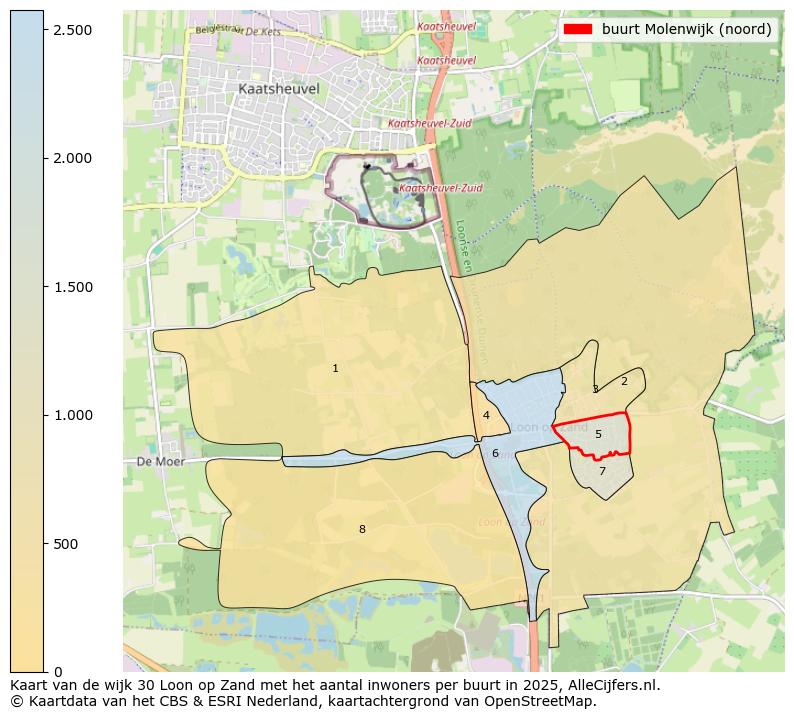 Afbeelding van de buurt Molenwijk (noord) op de kaart.