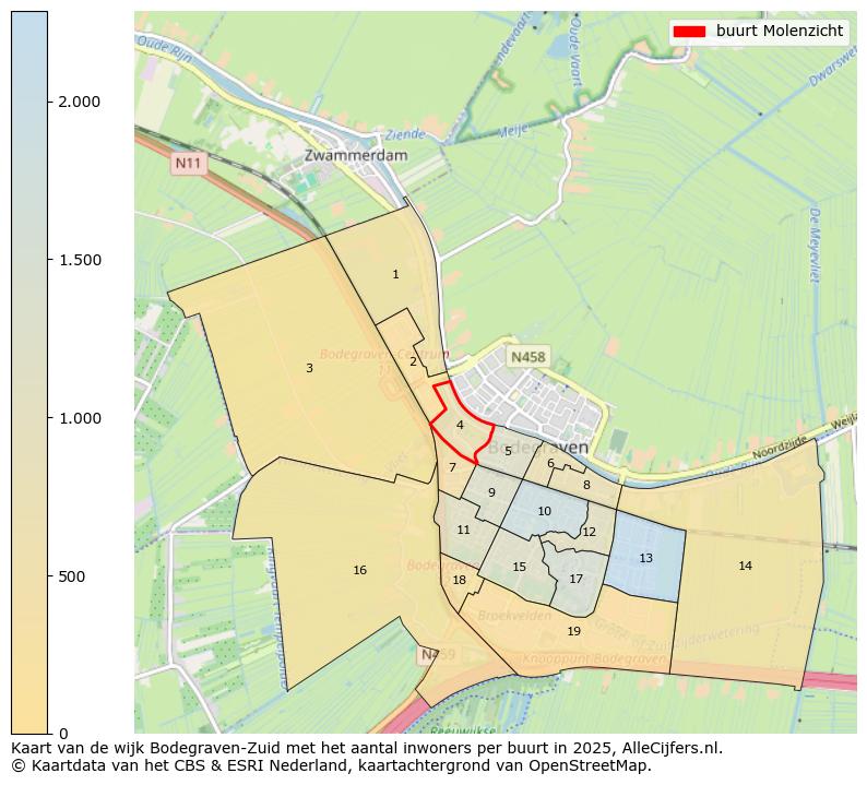 Afbeelding van de buurt Molenzicht op de kaart.