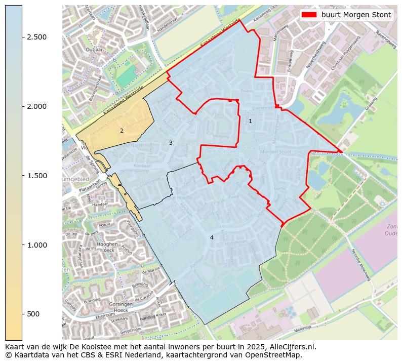 Afbeelding van de buurt Morgen Stont op de kaart.