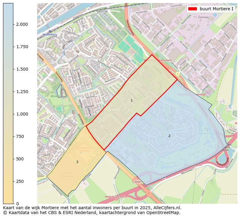 Afbeelding van de buurt Mortiere I op de kaart.