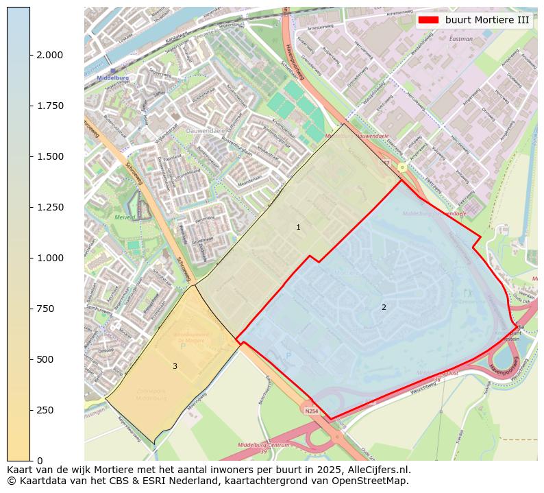 Afbeelding van de buurt Mortiere III op de kaart.