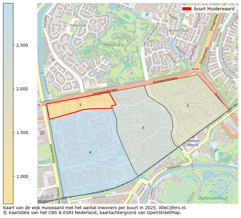 Afbeelding van de buurt Muiderwaard op de kaart.