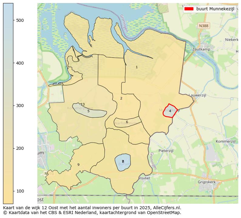 Afbeelding van de buurt Munnekezijl op de kaart.