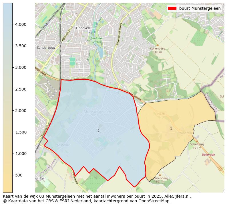 Afbeelding van de buurt Munstergeleen op de kaart.